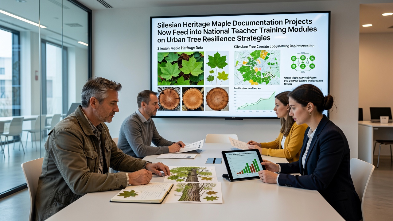 Silesian Heritage Maple Documentation Projects Now Feed into National Teacher Training Modules on Urban Tree Resilience Strategies